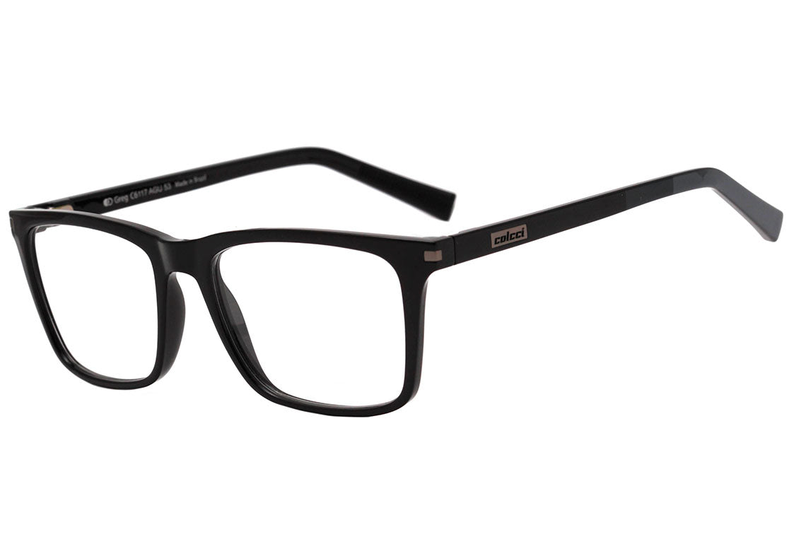 Óculos de Grau Colcci Greg Preto Brilho - 53 mm