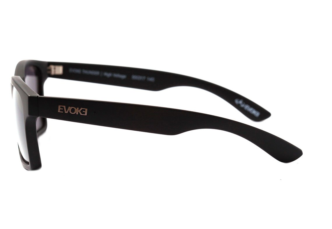 Óculos de Sol Evoke Thunder Br03As Black Matte/ Silver Mirror