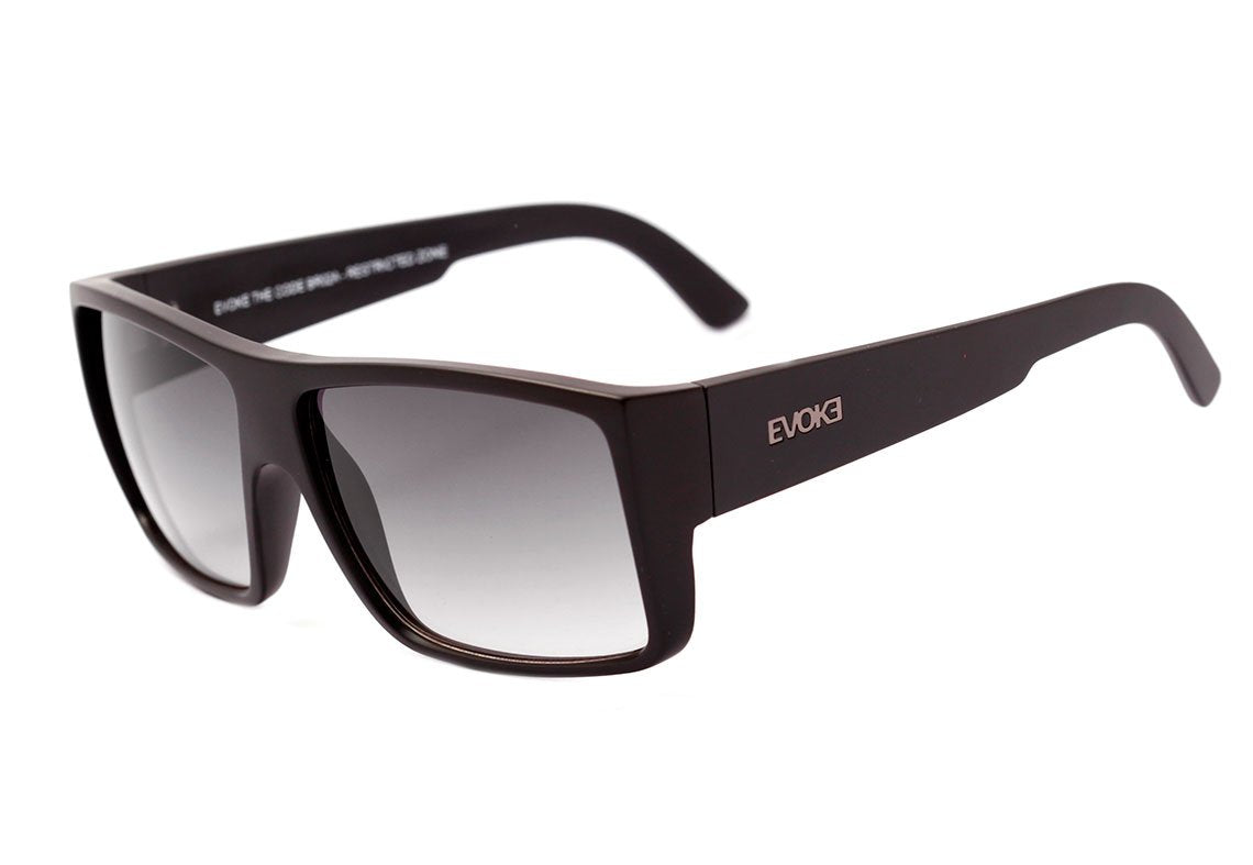 Óculos de Sol Evoke The Code Br02A Black Matte/ Gray Gradient Unico