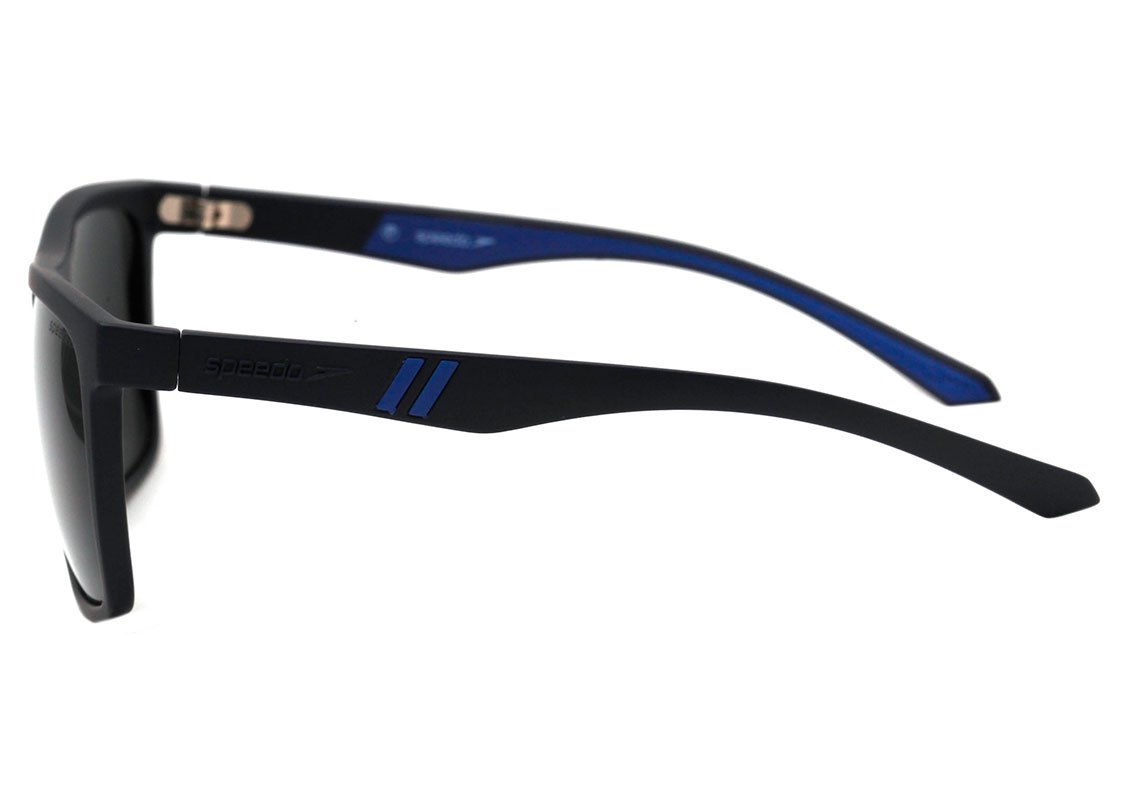 Óculos de Sol Speedo Ultragrid A01 Preto Fosco/ Cinza Polarizado 57 mm