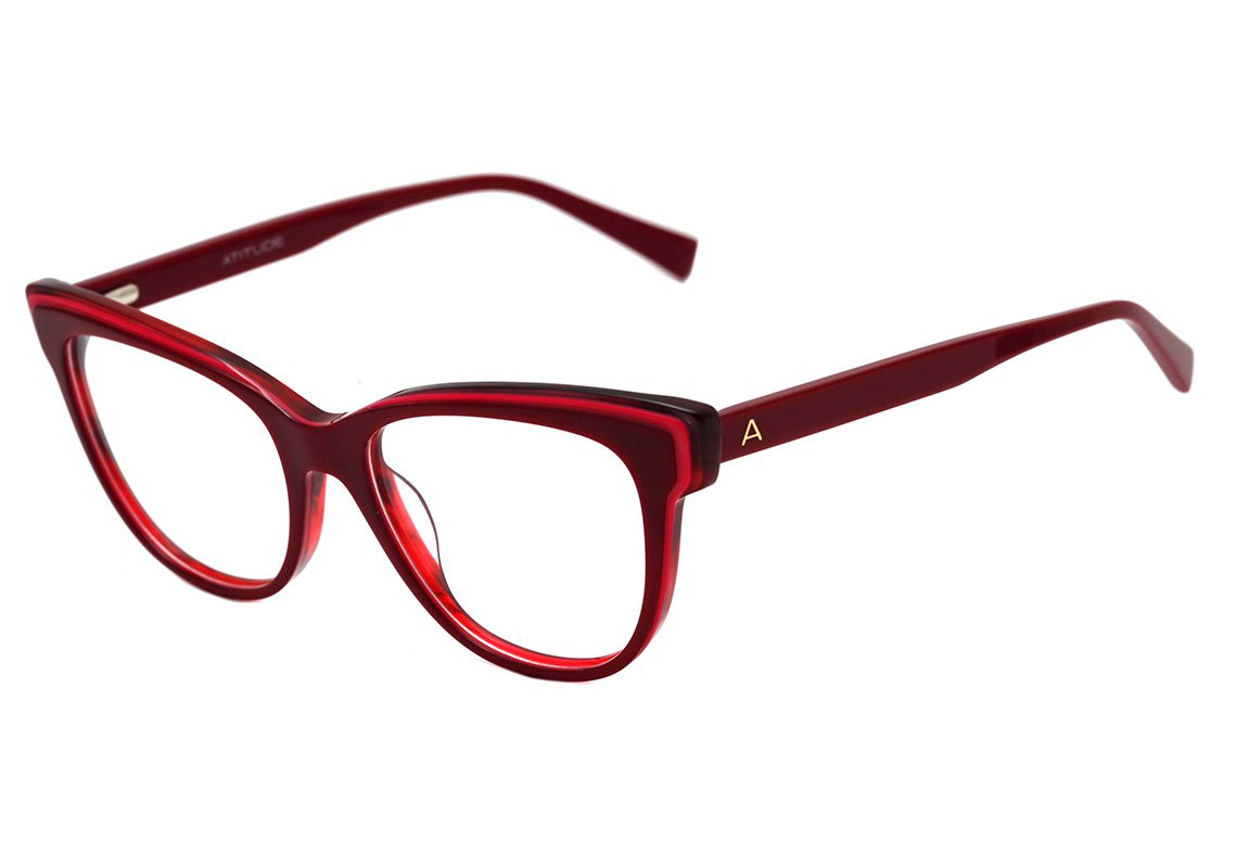 Óculos de Grau Atitude At 6219 H03 Vermelho Brilho 52 mm