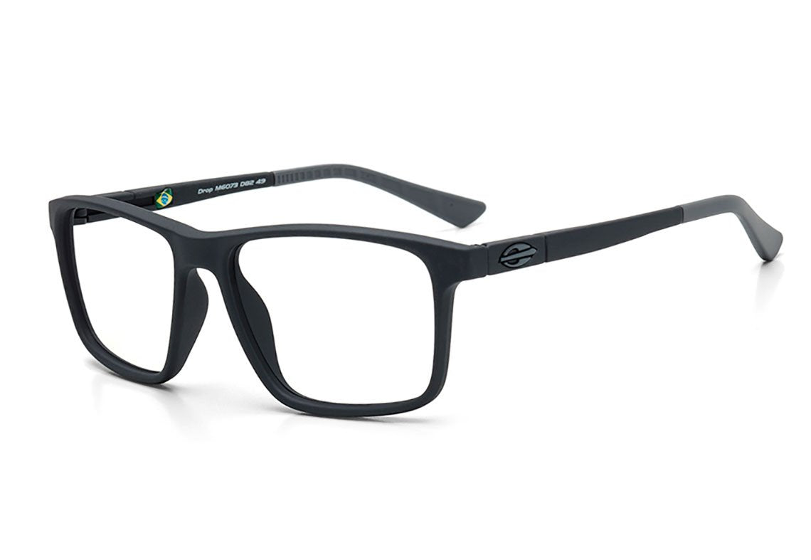 Óculos de Grau Mormaii Drop NXT Infantil Cinza Fosco - Lente 4,9 cm