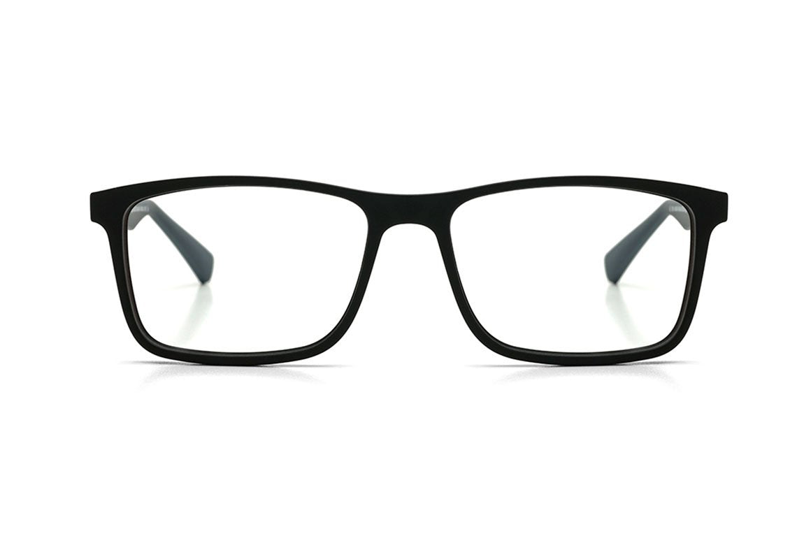Óculos de Grau Mormaii Nagoia Preto Fosco E Cinza Lente 5,4 Cm