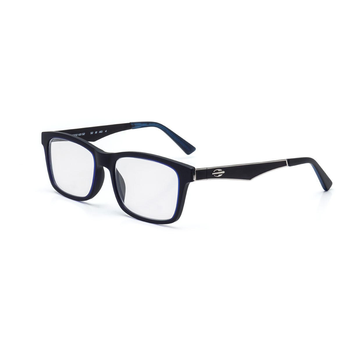 Óculos de Grau Mormaii M 6100 Azul e Preto Fosco - Lente 5,2 cm