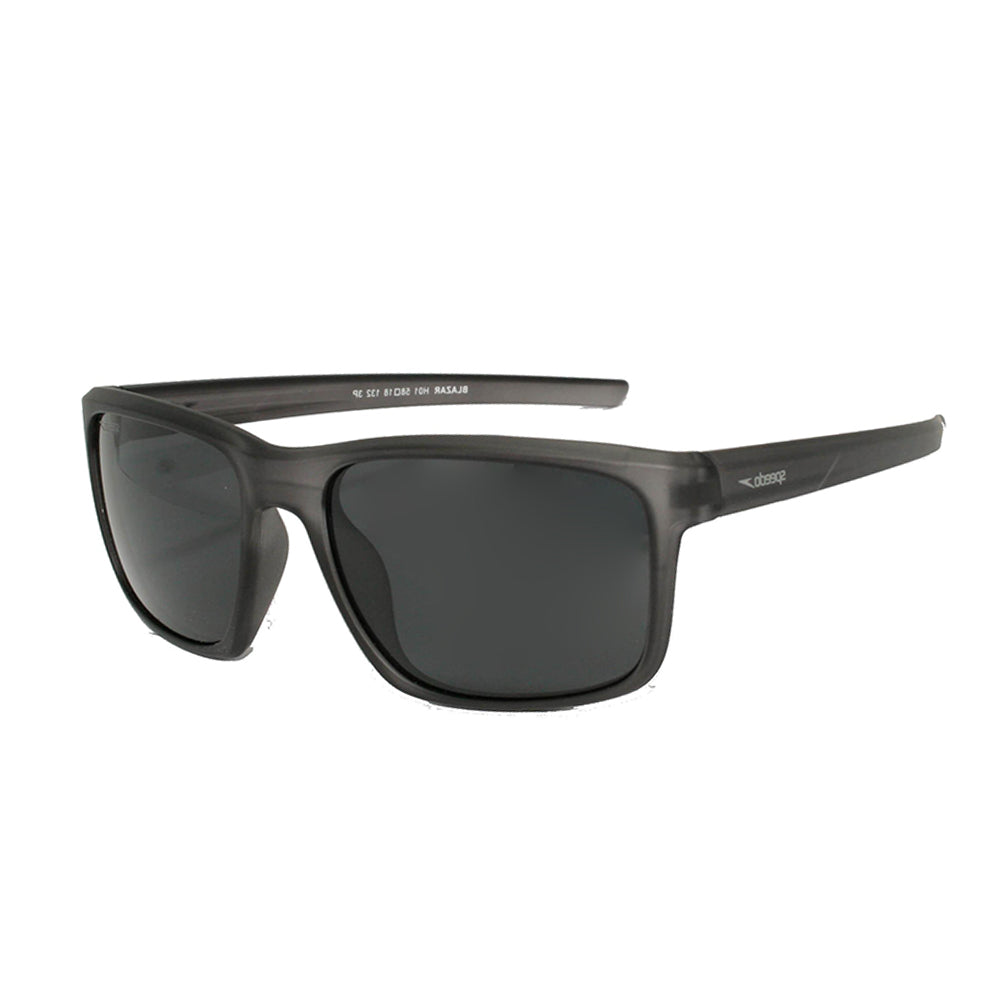 Óculos de Sol Speedo Blazar H01 Cinza Translúcido Fosco/ Cinza Polarizado Lente 5,8 Cm