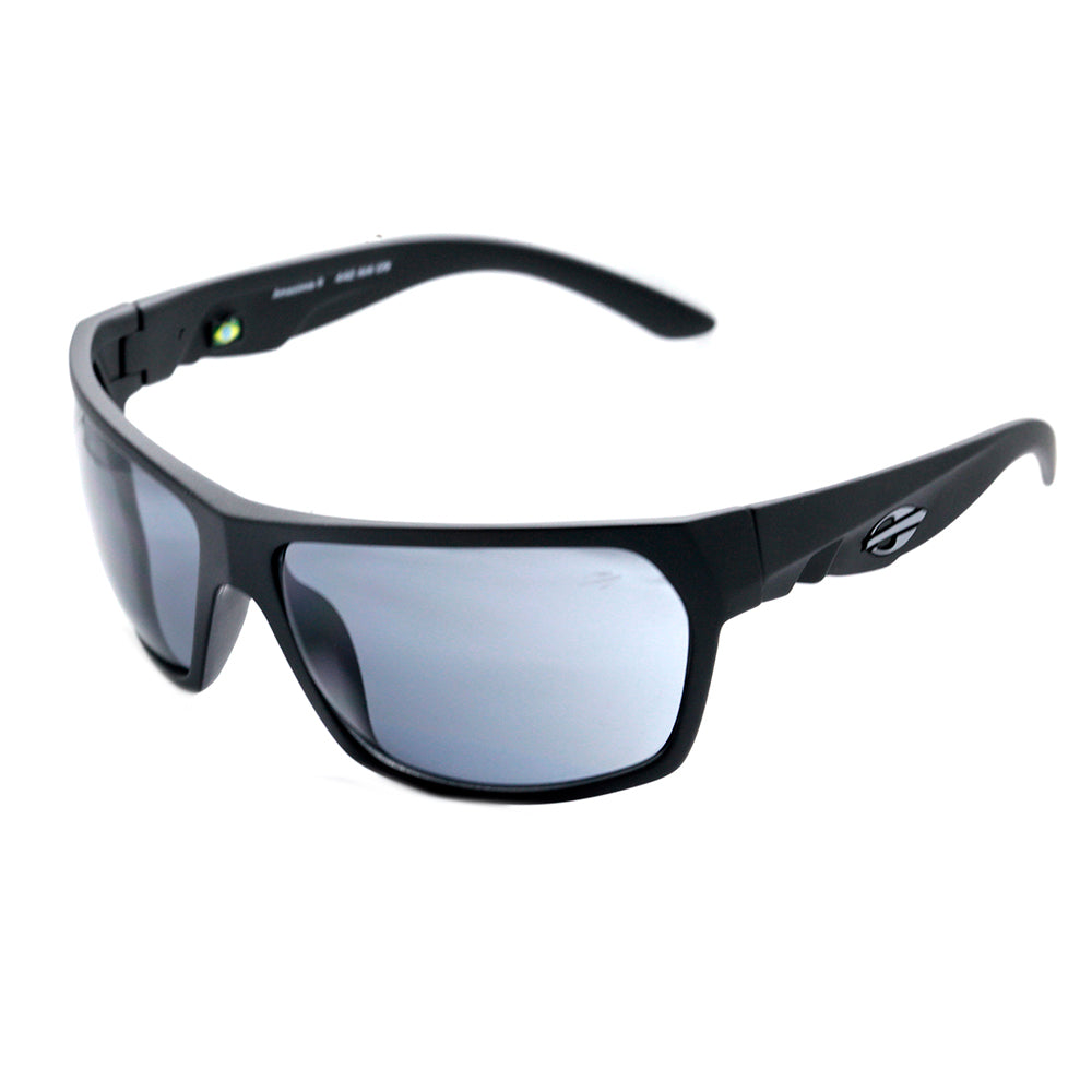Óculos de Sol Mormaii Amazonia II Preto Fosco / Verde G15 Unico - 68 mm