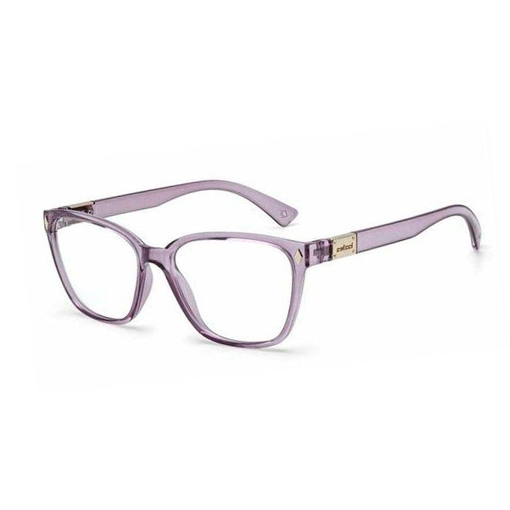 Óculos de Grau Colcci Amy Lilás Translúcido Brilho - 54 mm