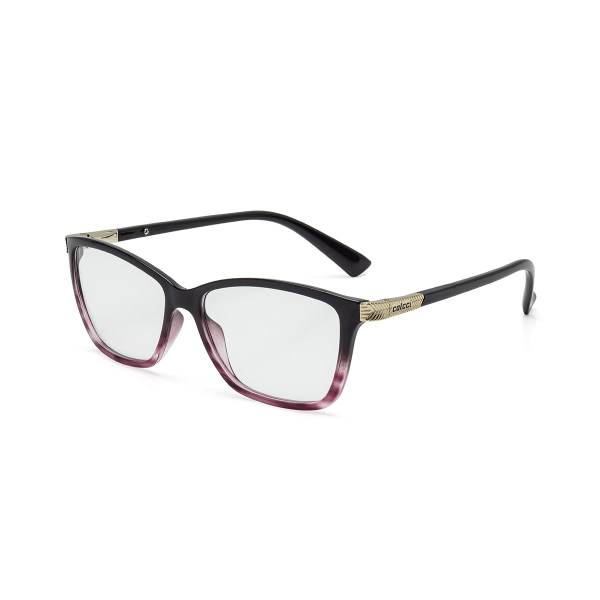 Óculos de Grau Colcci Patti BORDO BRILHO MESCLADO Lente 5,3 cm