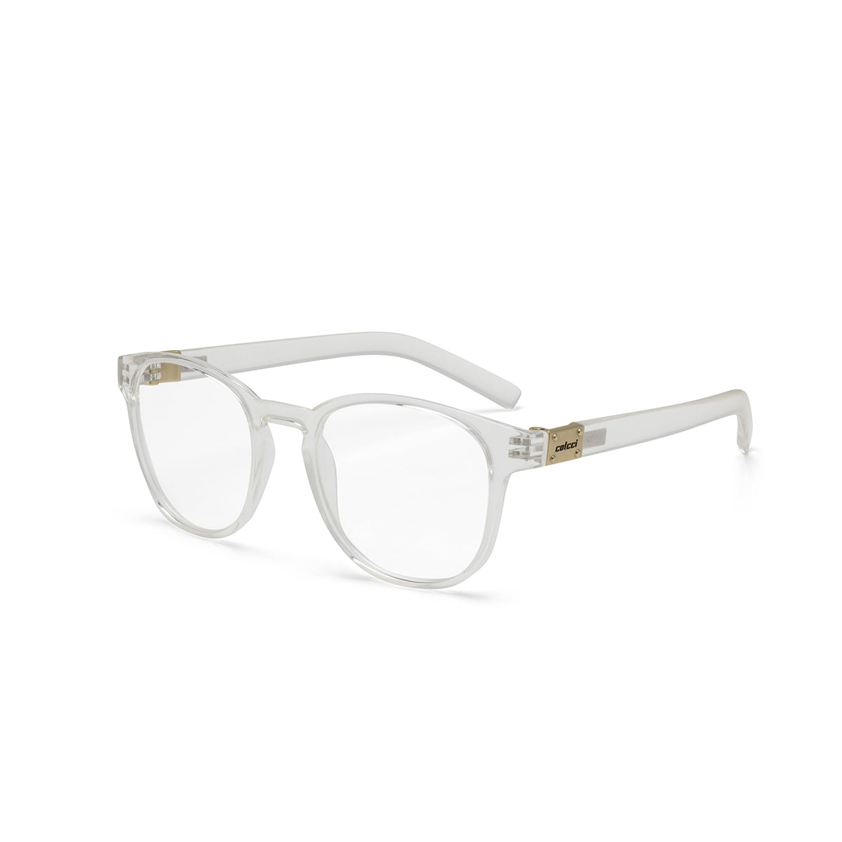 Óculos de Grau Colcci Bowie Rx Transparente Brilho 52 mm