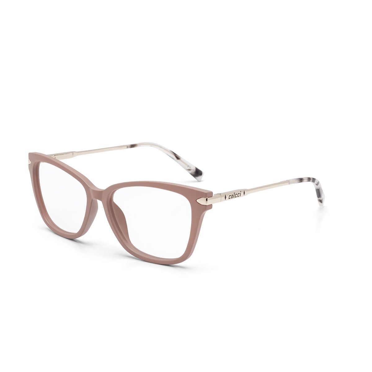 Óculos de Grau Colcci Frida Nude Fosco - 55 mm
