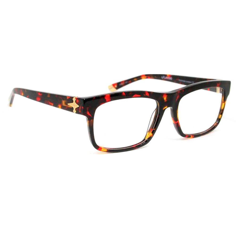 Óculos de Grau Evoke Capo VII G22 Demi Flame Gold - 55 mm