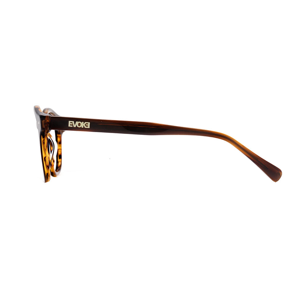 Evoke Kosmopolite 4 T01 Brown Striped Caramel - Lente 4,9 cm - Grau