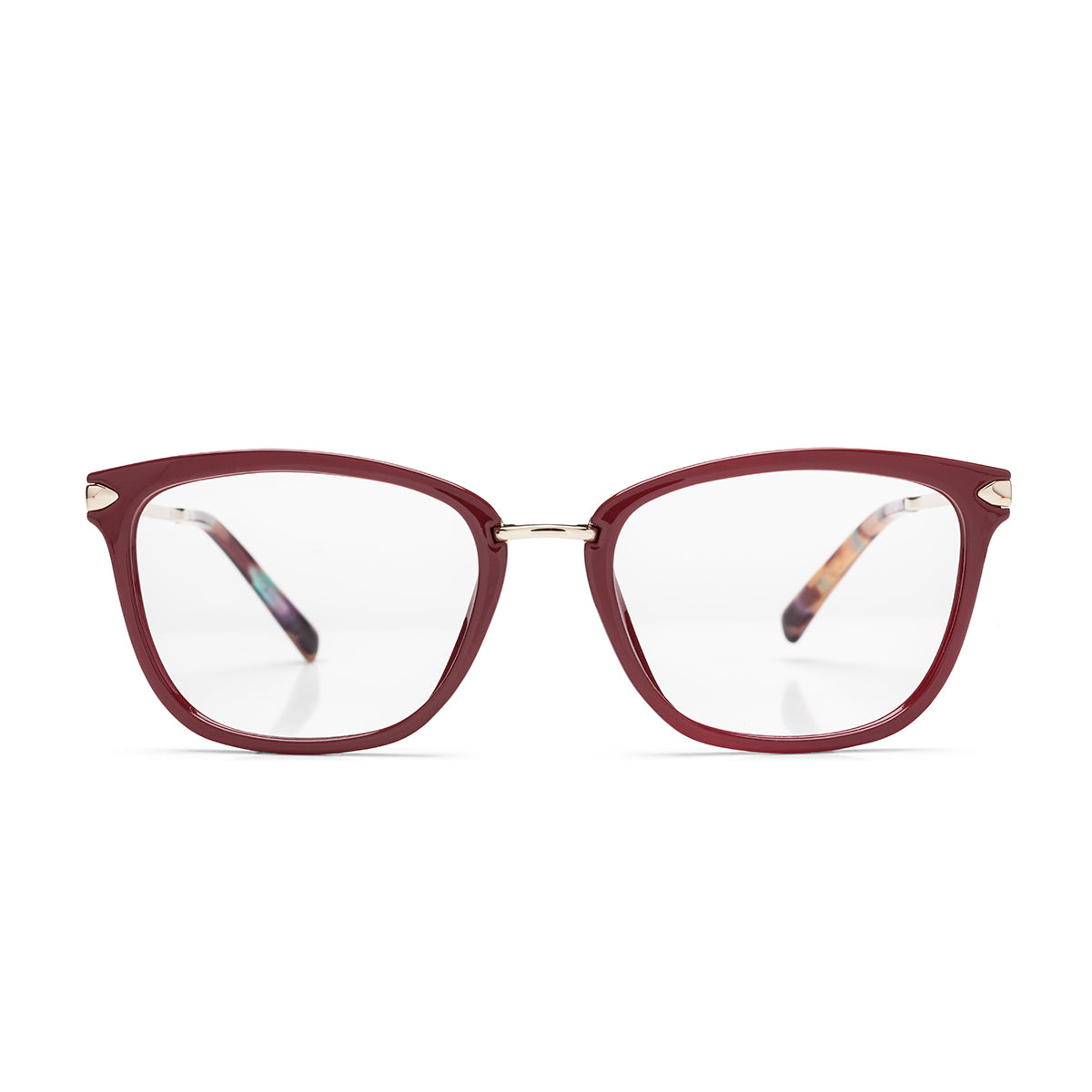 Óculos de Grau Colcci Anna Bordo e Dourado Brilho - 54 mm