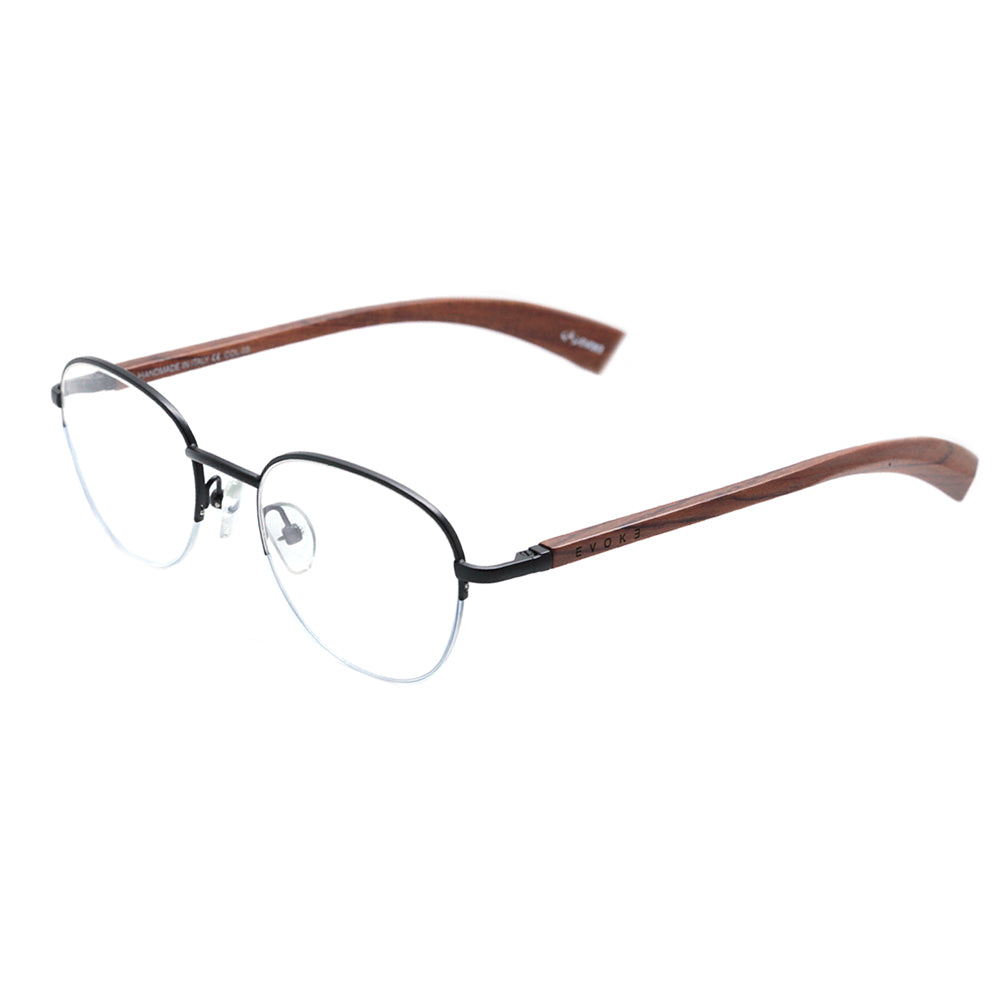 Evoke Wood Series 05 Premium Collection 01A Black Matte - 49 mm
