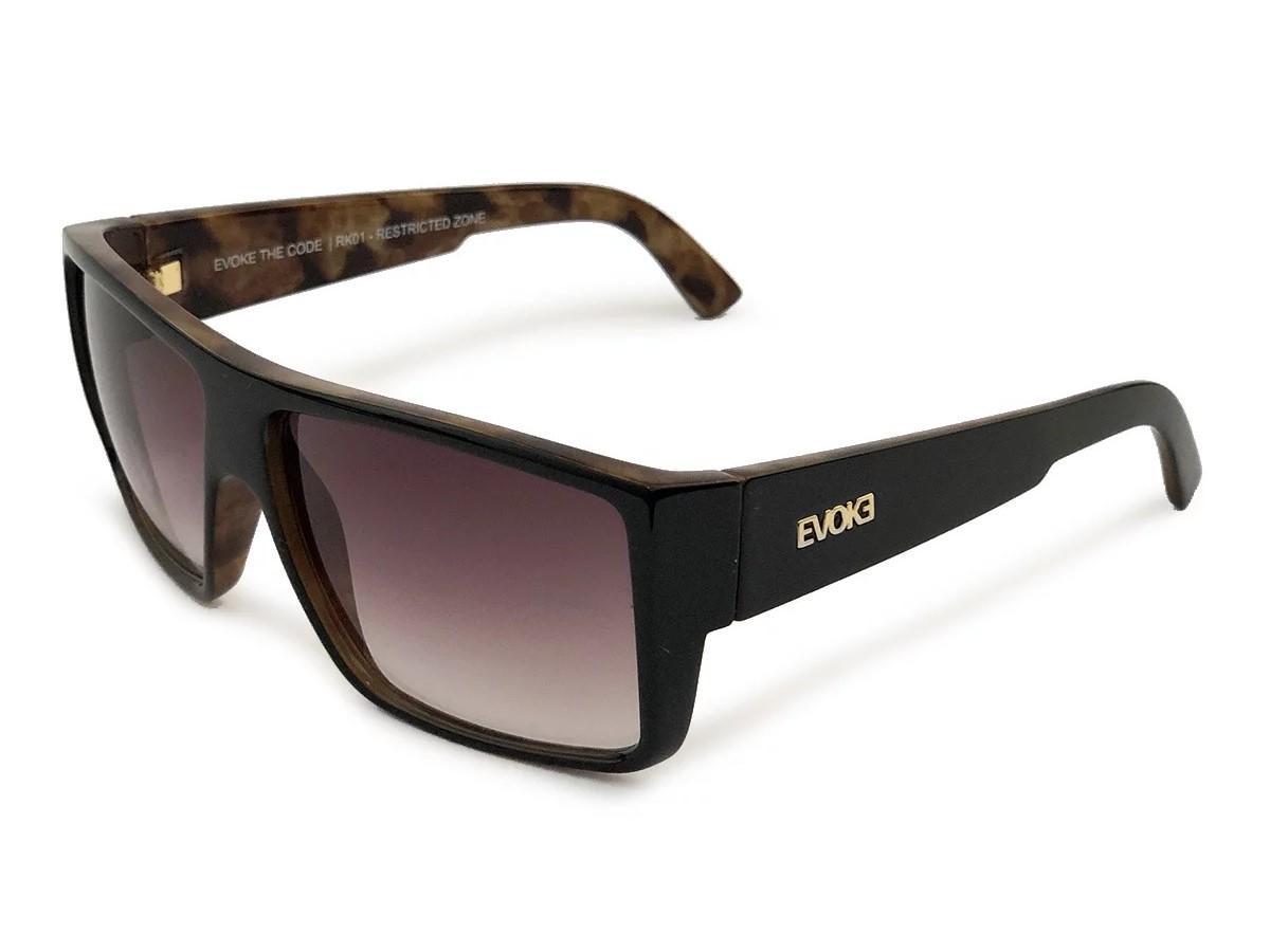 Óculos de Sol Evoke The Code Br02A Black Matte/ Gray Gradient Unico