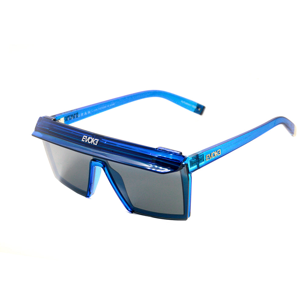 Evoke Futurah T02S Blue Crystal Silver / Gray Silver Flash Unico - 146 mm