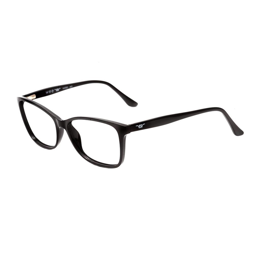 Wee W0150 A01 Preto Brilho - Lente 5,6 cm - Grau
