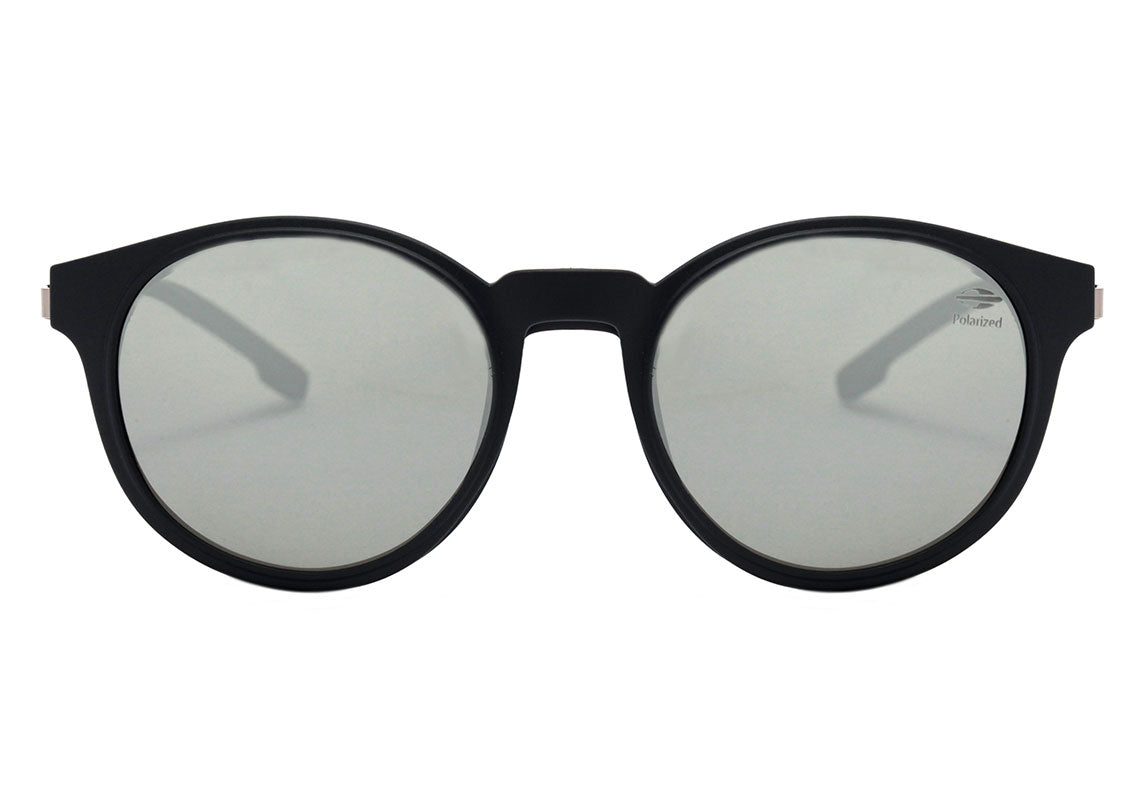 Mormaii Swap 2 Clip On Azul Fosco / Prata Espelhado Polarizado - Lente 5,1 cm - Grau