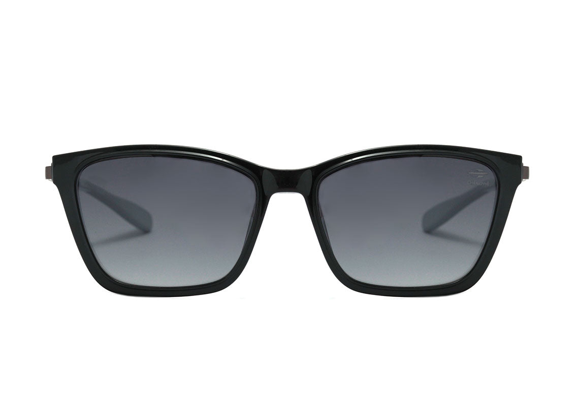 Mormaii Swap 3 Clip On Cinza e Lilás Translúcido Brilho / Cinza Degradê Polarizado - Lente 5,7 cm - Grau