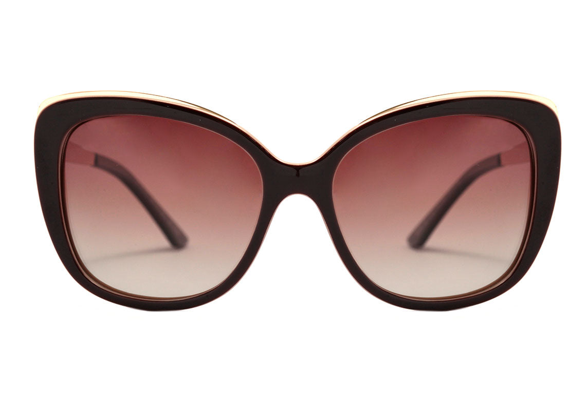 Wee W0137 Marrom e Bege Brilho/ Marrom Degradê Polarizado Lente 5,7 cm