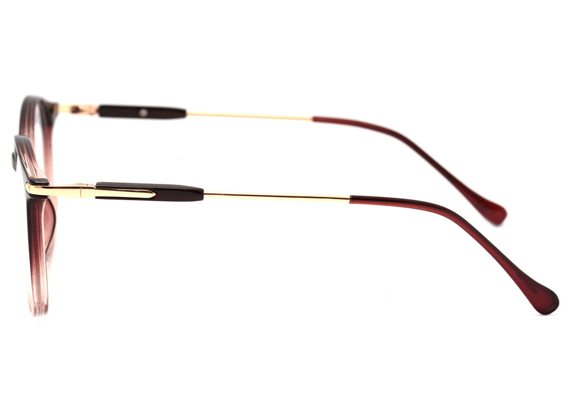 Wee W0153 Vinho Translúcido Degradê Brilho Lente 5,1 Cm