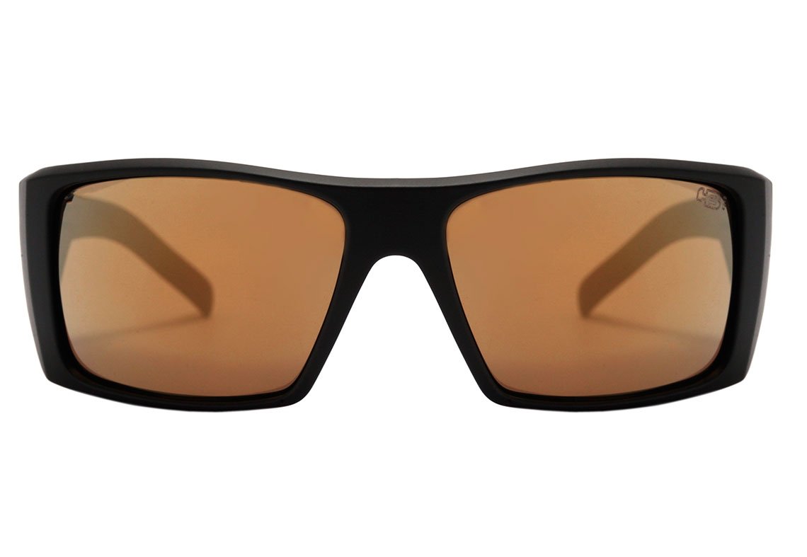 HB Rocker 2.0 Matte Black / Gold Chrome Unico - Lente 6,1 cm - Sol