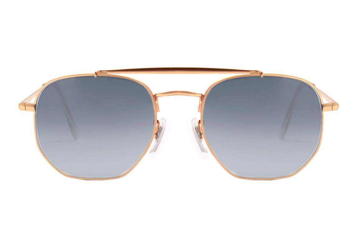 Wee W0160 Dourado Fosco / Azul Degradê - Lente 5,2 cm