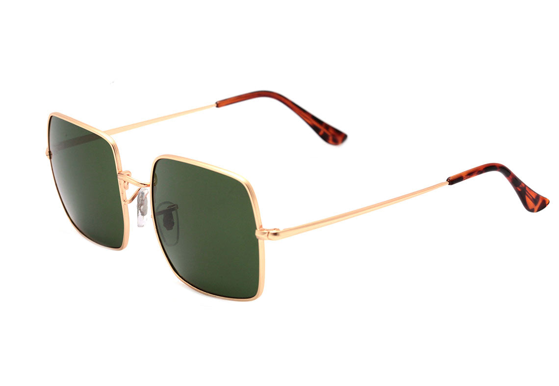 Wee W0162 Dourado Fosco / Verde - Lente 5,4 cm