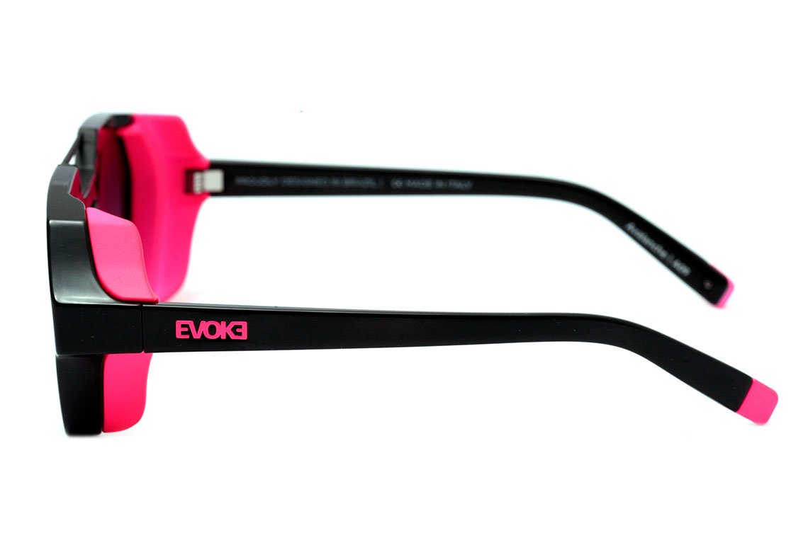 Evoke Avalanche A09 Black Shine Rose Fluor / Gray Gradient Unico - 53 mm