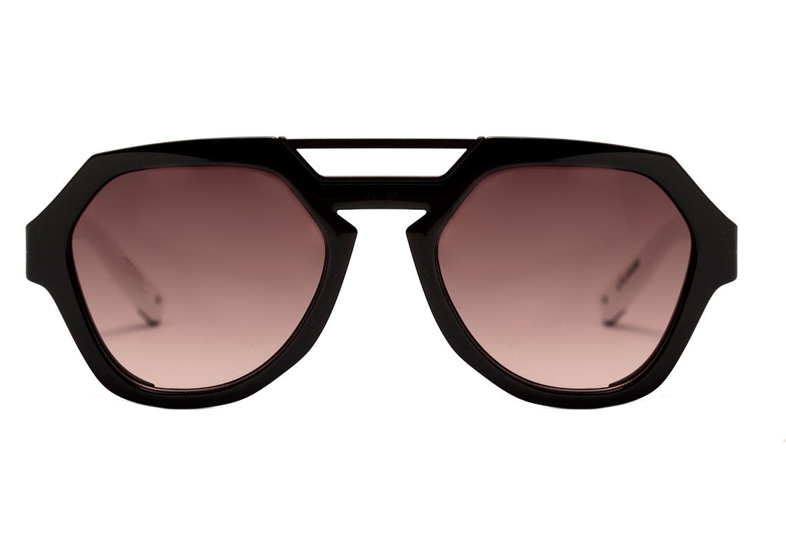 Evoke Avalanche AB02 Black White Shine / Brown Gradient Unico - Lente 5,3 cm