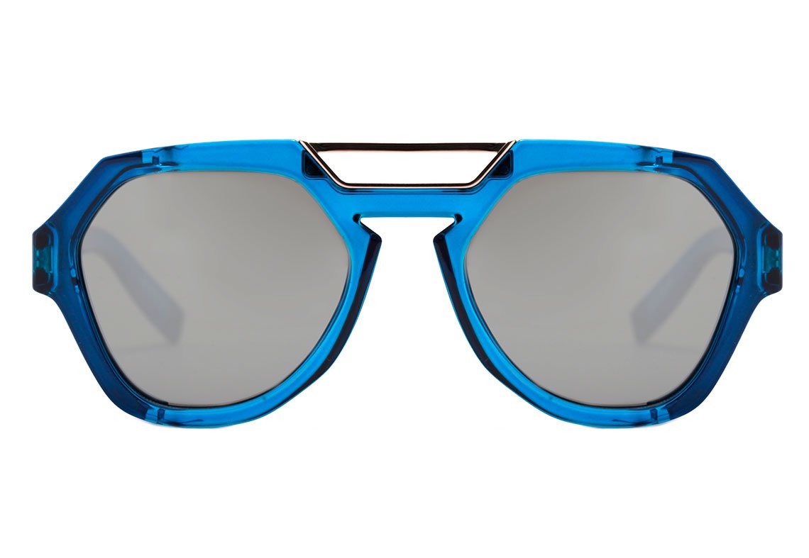Evoke Avalanche T02 Crystal Blue / Gray Silver Flash Unico - 53 mm