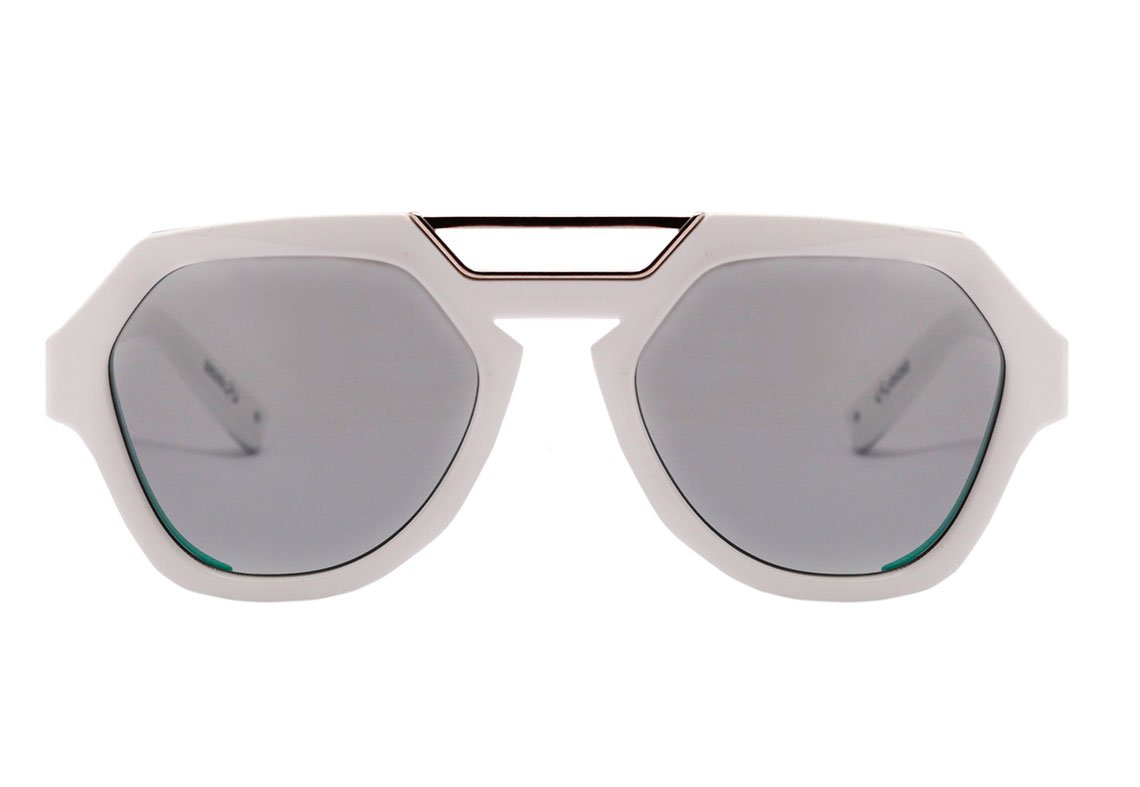 Evoke Avalanche B01 White Shine / Silver Flash Unico - 53 mm