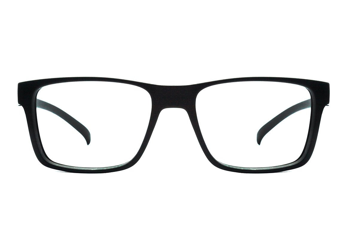 HB Polytech 0339 Clip On Matte Black / Gray Polarized - Lente 5,3 cm - Grau