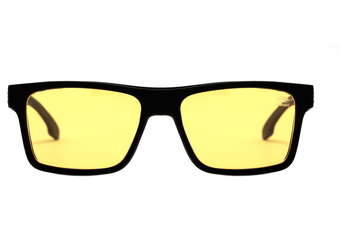 Mormaii Swap Clip On Preto Brilho/ Cinza Polarizado/ Amarelo Polarizado 56 mm