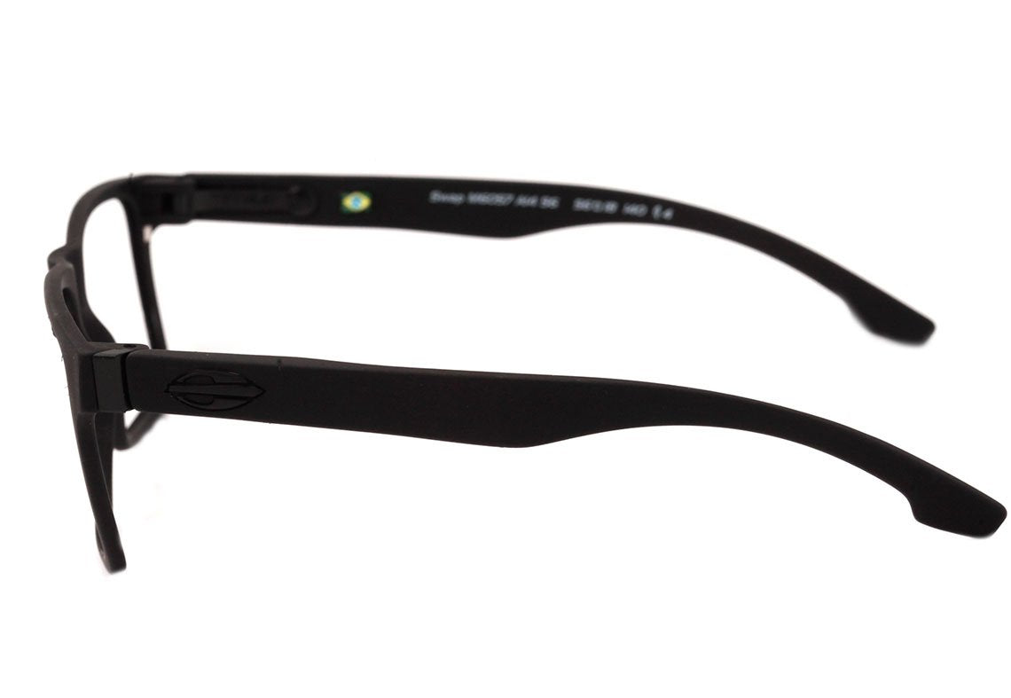 Óculos de Grau Mormaii Swap Clip On Preto Brilho Degradê/ Prata Espelhado Polarizado/ Preto Polarizado - Lente 5,6 Cm