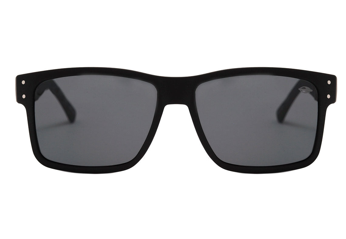 Mormaii Mumbai 2 Preto Brilho e Fosco / Cinza Unico - Lente 5,5 cm