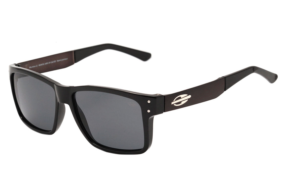 Mormaii Mumbai 2 Preto Fosco / Cinza Unico - Lente 5,5 cm