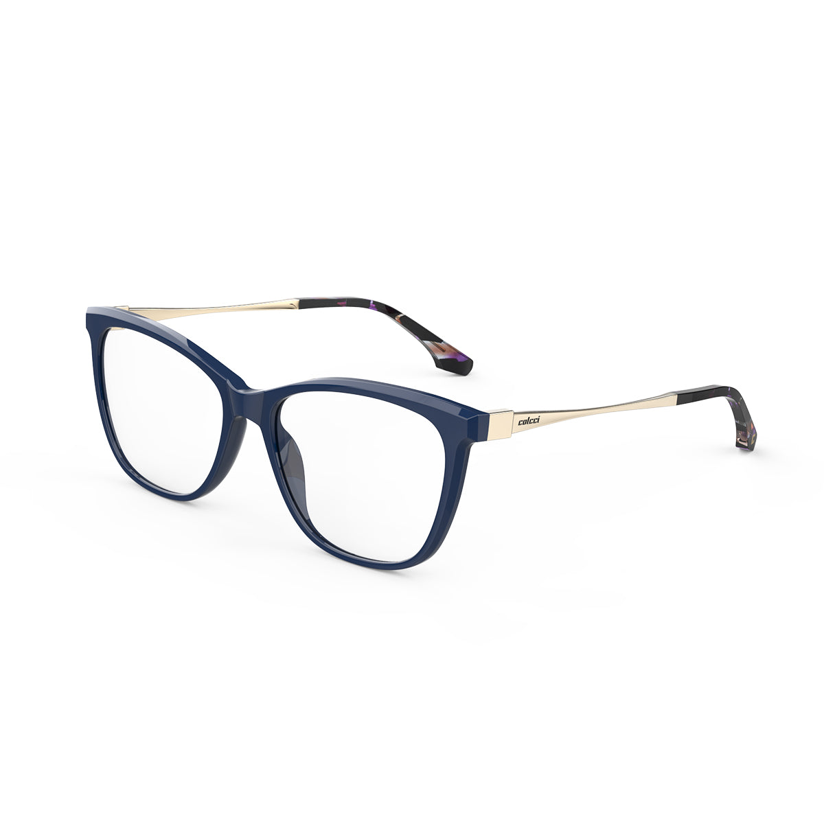 Colcci Marie 2 Azul Brilho - Lente 5,5 cm - Grau
