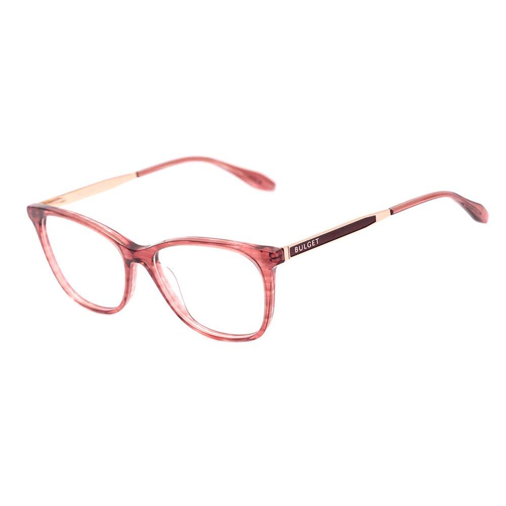 Bulget BG 6360 A01 Preto e Dourado Brilho - Lente 5,3 cm E02 Marrom Mesclado Translúcido Brilho Lente 5,3 Cm