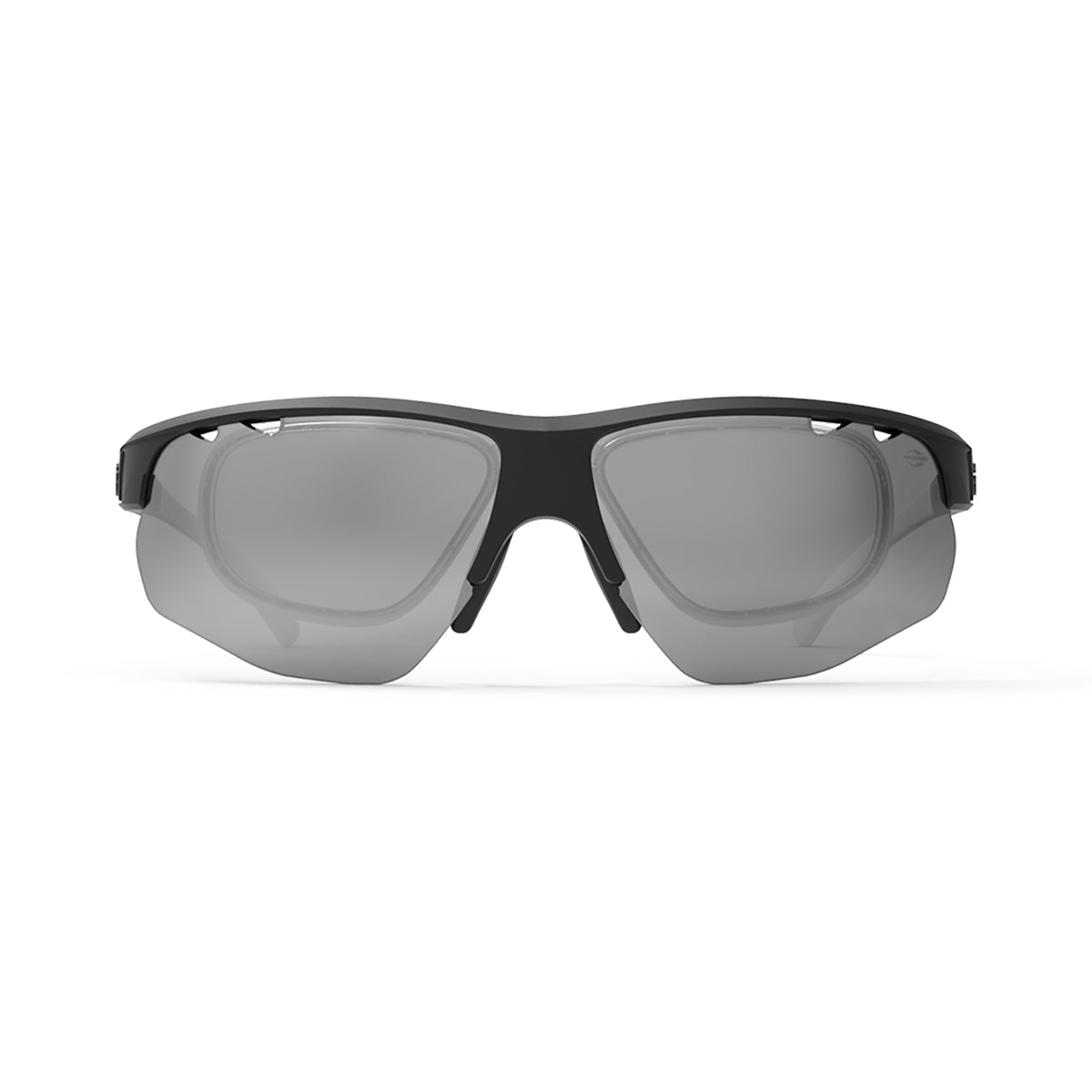 Mormaii Eagle Clip On Preto Fosco e Verde / Cinza - Lente 7,8 cm