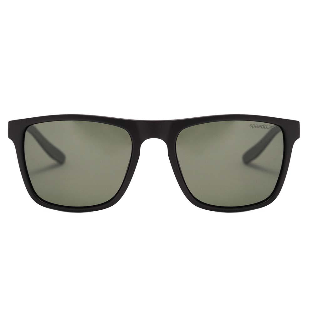 Speedo Jaguá A01 Preto e Cinza Fosco / Verde Polarizado - 55 mm