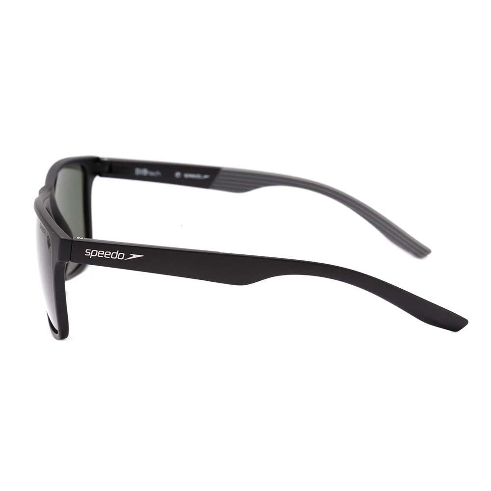 Speedo Jaguá A01 Preto e Cinza Fosco / Verde Polarizado - 55 mm