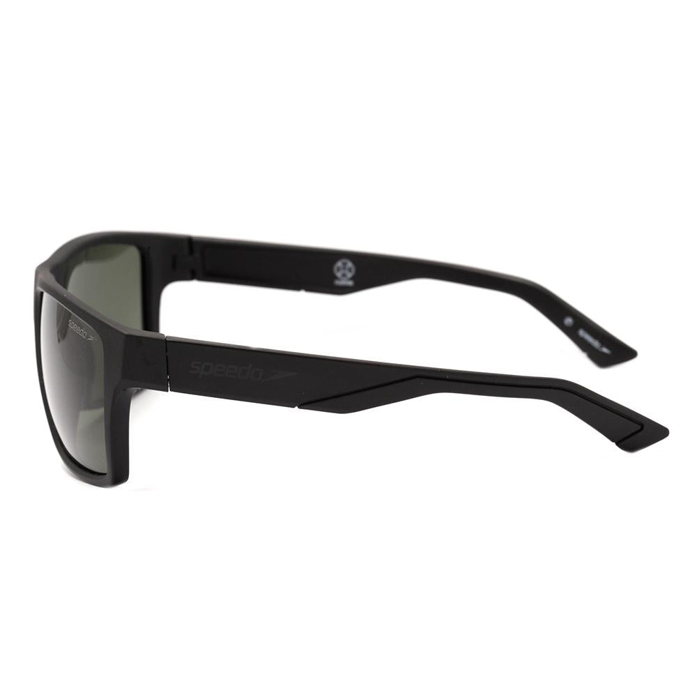 Speedo Flux A01 Preto Fosco / Verde Polarizado - 58 mm
