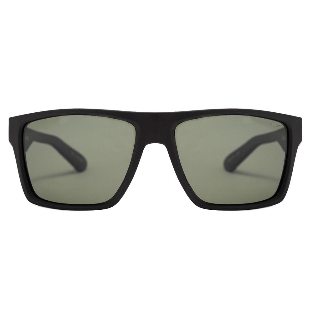 Speedo Flux A01 Preto Fosco / Verde Polarizado - 58 mm