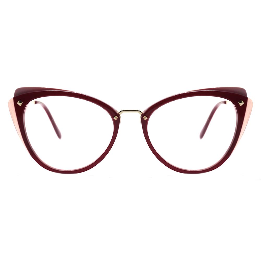 Ana Hickmann AH 6326 H03 Vermelho e Dourado Brilho - Lente 5,2 cm