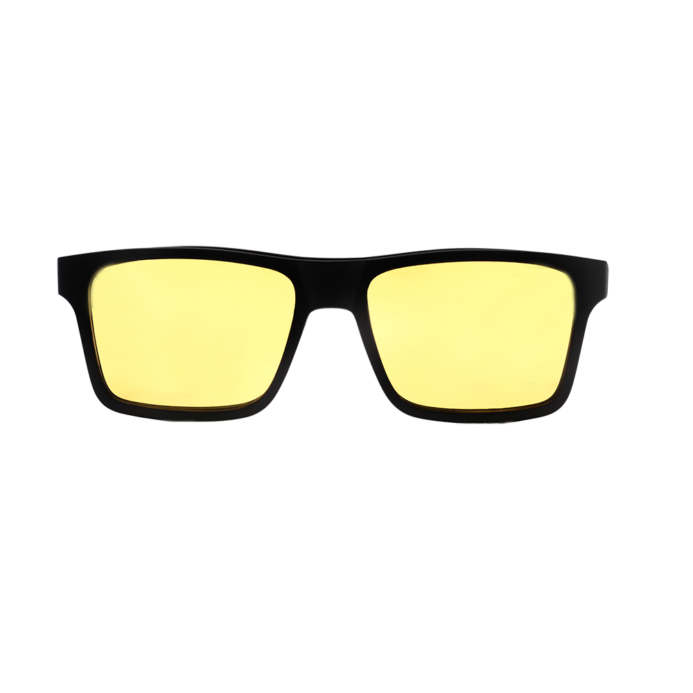 Mormaii Swap NG Duo Clip On Preto Fosco / Amarelo Polarizado / Cinza Polarizado - 56 mm