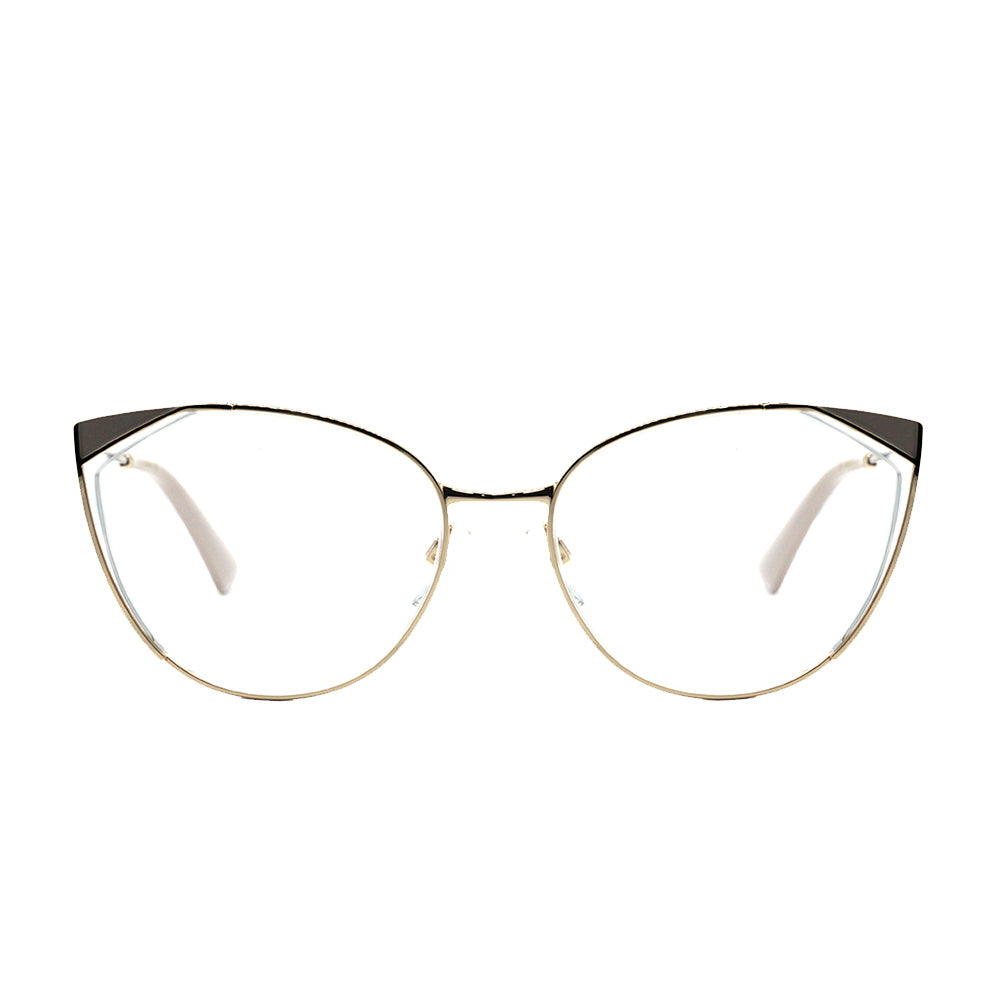 Ana Hickmann AH 1404 05A Dourado e Creme - Lente 5,4 cm