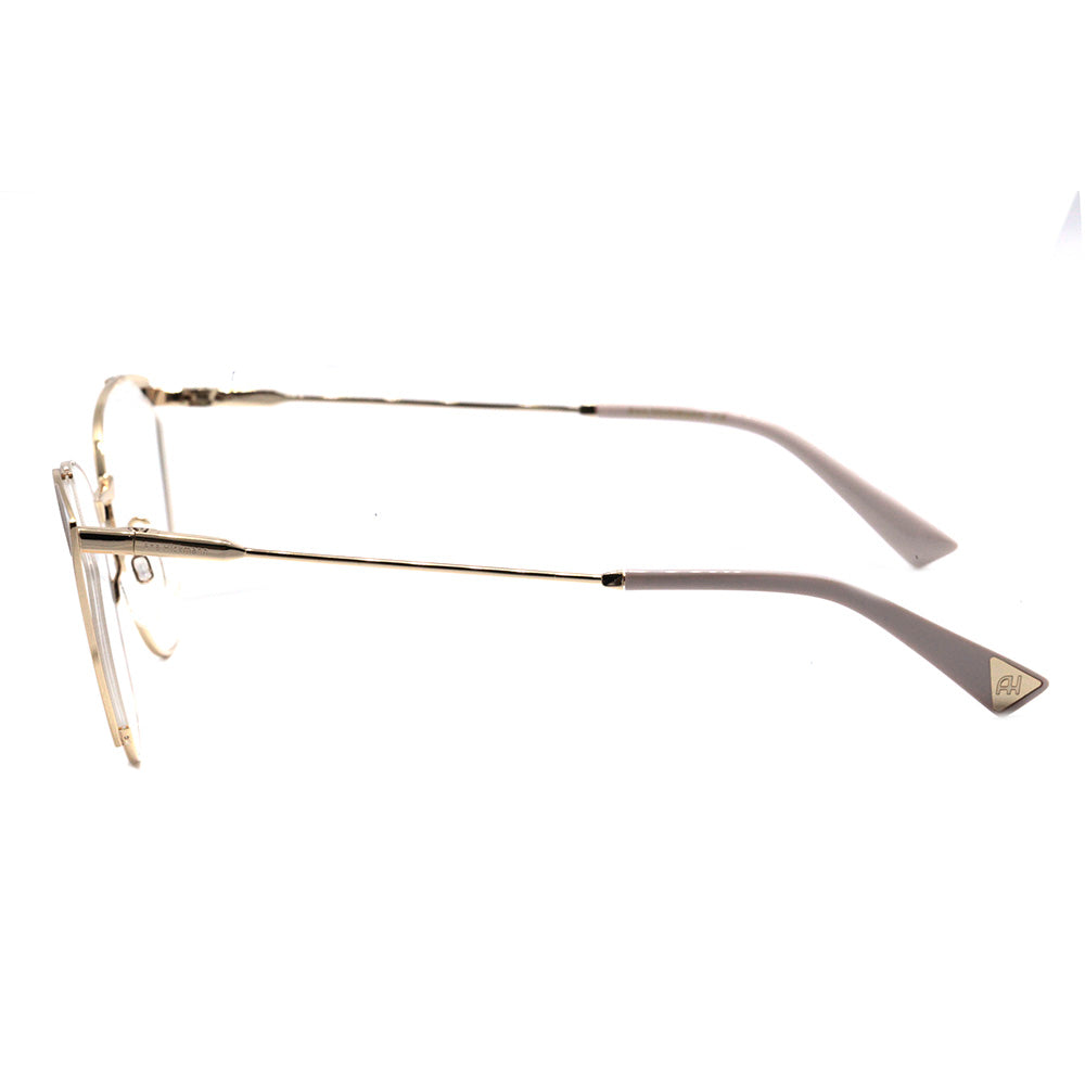 Ana Hickmann AH 1404 05A Dourado e Creme - Lente 5,4 cm