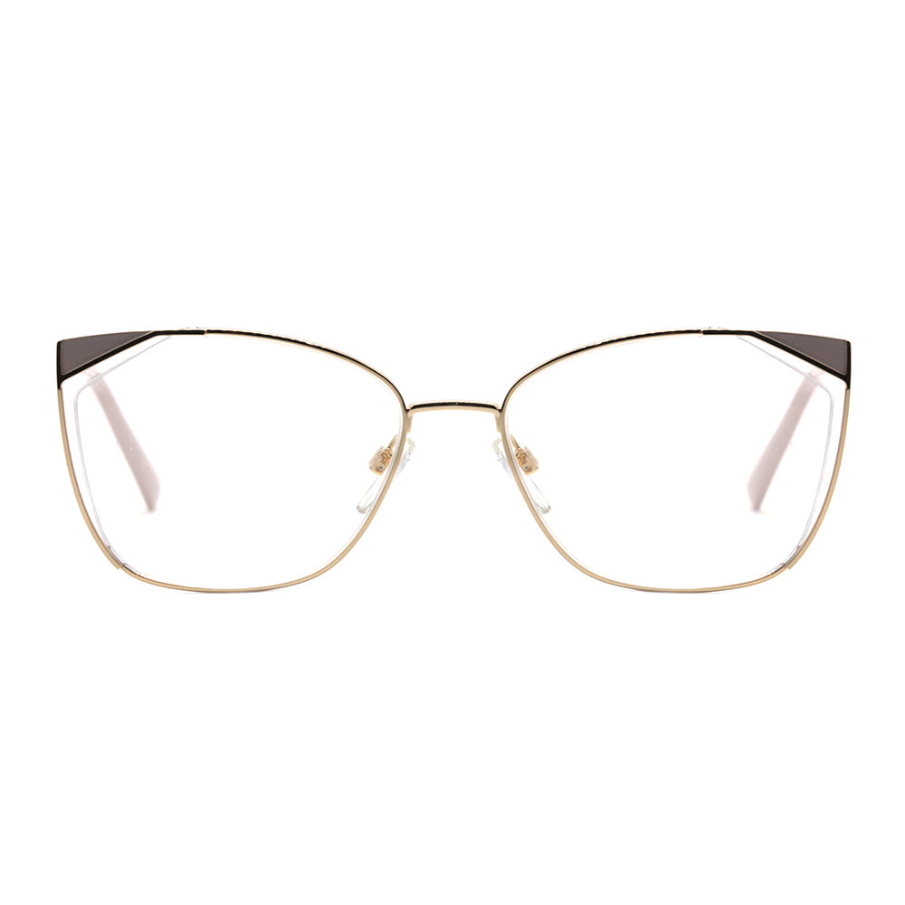 Ana Hickmann AH 1403 05A Dourado e Creme - Lente 5,4 cm