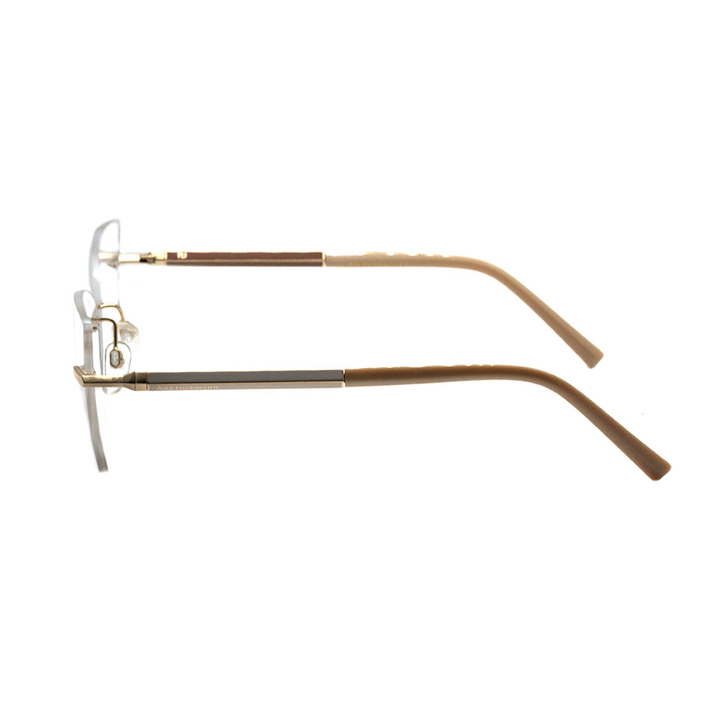 Ana Hickmann AH 1384 08A Dourado Creme e Branco - Lente 5,5 cm